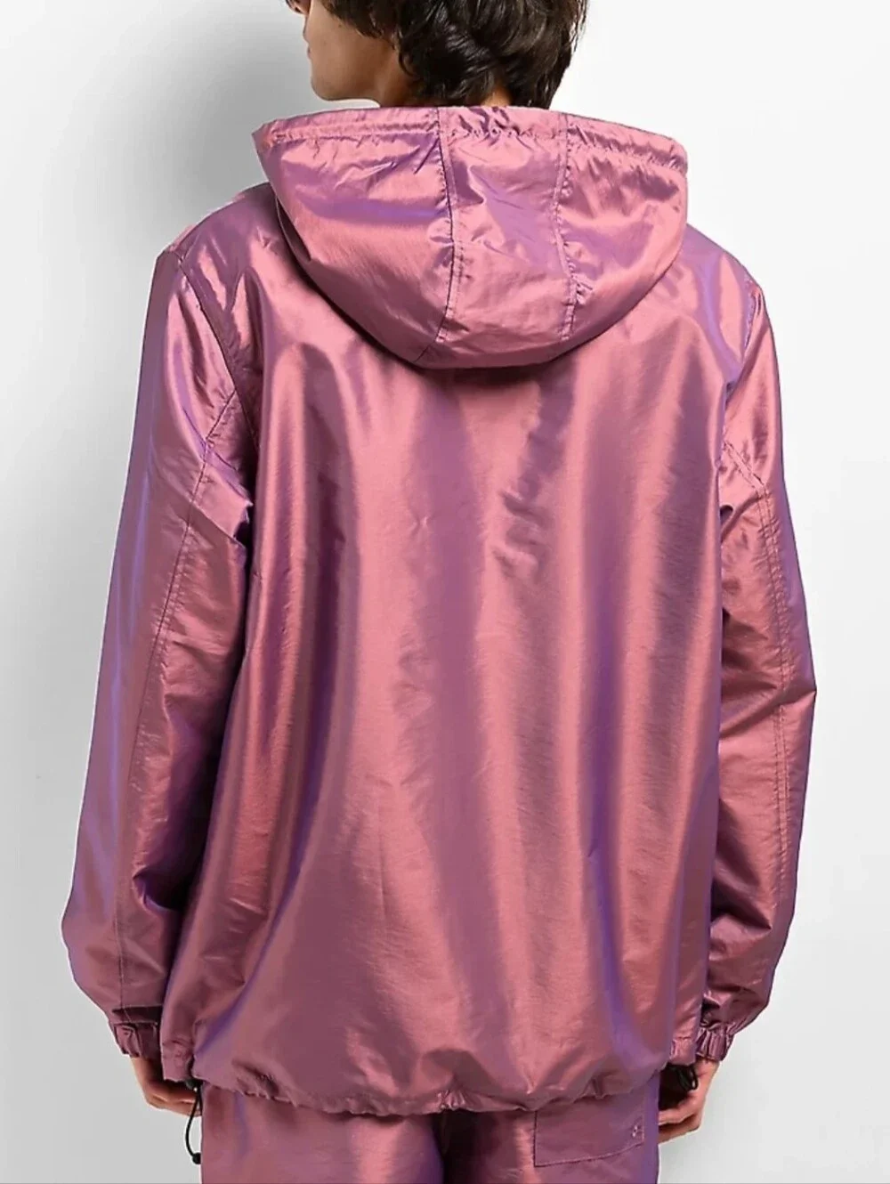 A.LAB Glowstick Purple Anorak Jacket - Zumiez Oversized Small in Purple